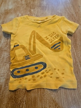 Yellow/grey Carters I dig sleep, 12M B