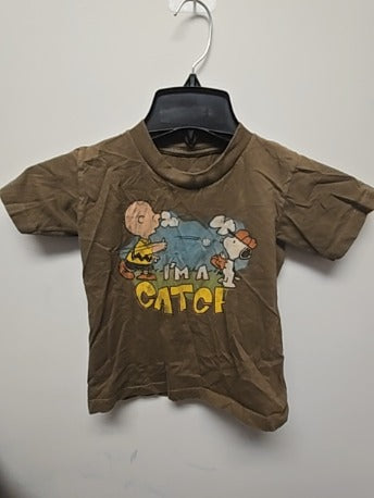 Brown Peanuts Charlie brown shirt, 4T B