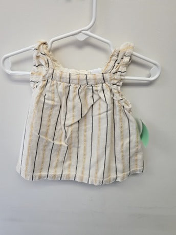 White/Grey/Gold Old Navy Dress, 6M G