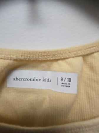 Yellow Abercrombie Kids Shirt, 8 G