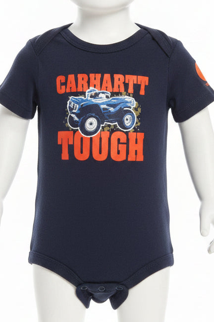 Blue/red Carhartt Onesie, 9M B