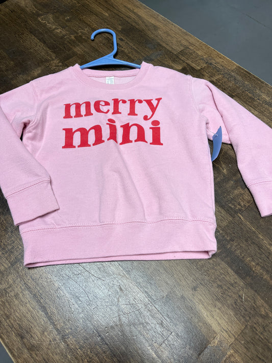 Pink Merry Mini  Longsleeve Shirt, 4T G