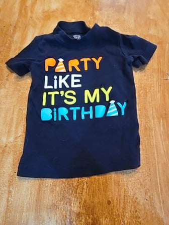 Blue Just one you Party like its my birthday, 12M B