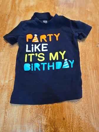Blue Just one you Party like its my birthday, 12M B