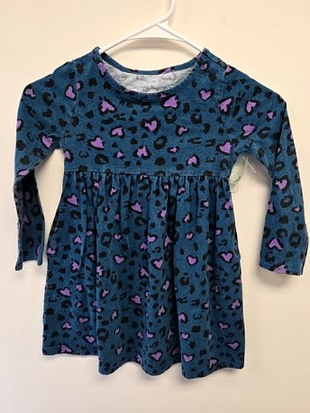 Blue/Purple Cheetah Wonder Nation Dress, 5T G