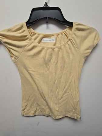 Yellow Abercrombie Kids Shirt, 8 G