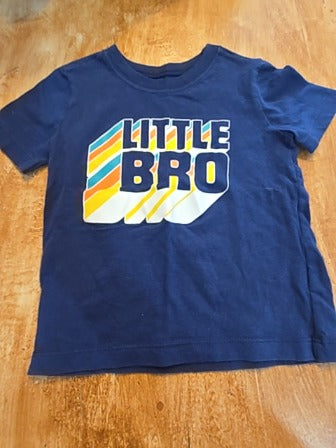 Blue Carters Little bro shirt, 12M B