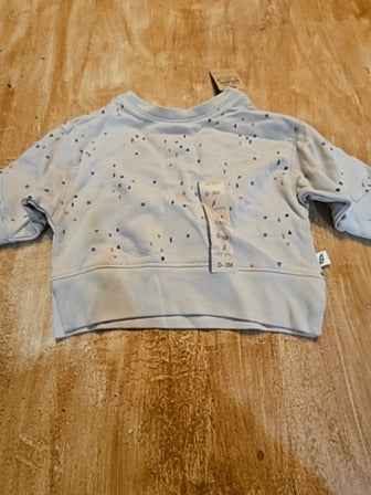 Brown Easy peasy Dotted long sleeve, NB B