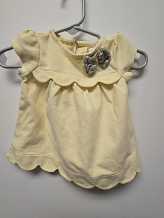Yellow/grey Dylan & Abby 2 piece outfit, NB G
