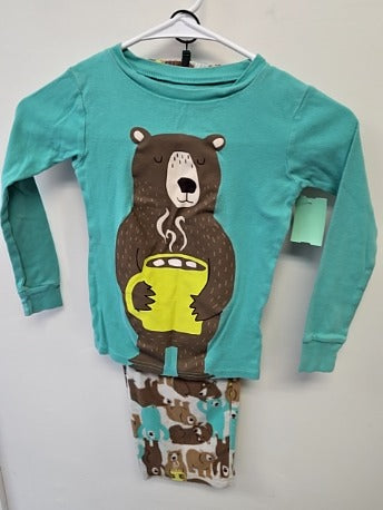 Blue/Grey/Brown Bear Carters Pjs, 6 B