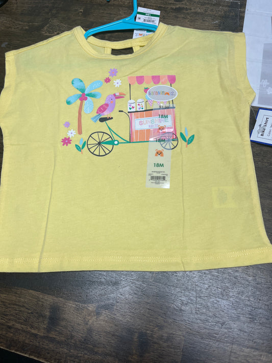 Yellow Garanimals Bike Shirt, 18M B