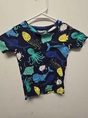 Blue Carters Sea animal 2 piece pjs, 5T B