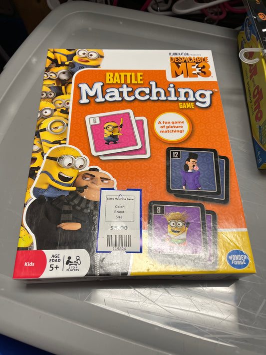 Battle Matching Game