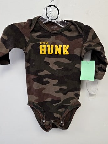 Green Camo Carters Outfit, 3M B