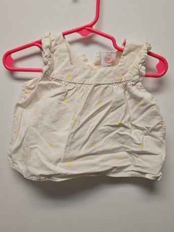 White with pink flowers Wonder Nation Outfit, 6M G