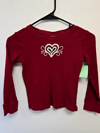 Red Heart Gymboree Longsleeve Shirt, 7 G