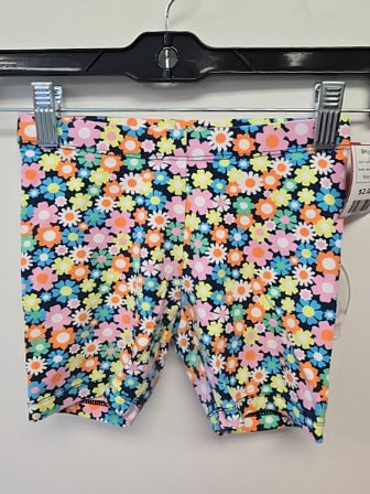 Colorful Flowers Wonder Nation Shorts, 6 G