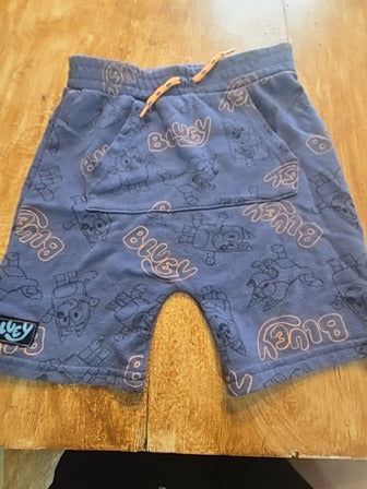Blue Bluey Shorts, 5T B