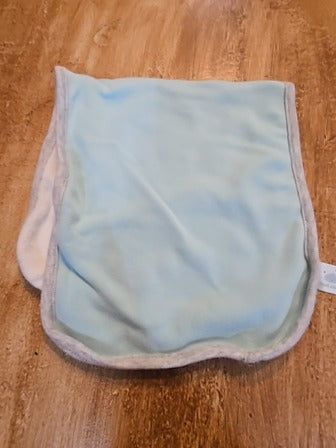 Blue Cloud island Burp cloth