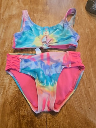 Rainbow Justice 2 piece swim suit, 8 G