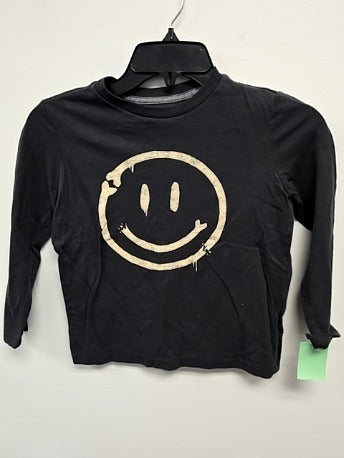 Grey Smiley Face Old Navy Longsleeve Shirt, 6 B