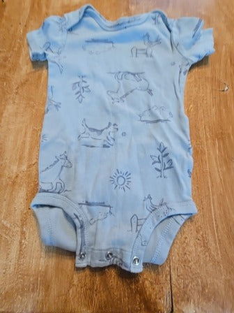 Blue Carters Animal onesie, 6M B
