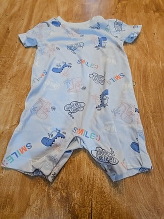 Blue Garanimals Dinosaur one piece, 18M B