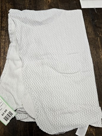 Grey/White Little Treasure Zig Zag Receiving Blanket