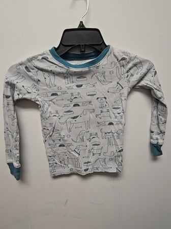 Grey/blue Carters Dog 2 piece pj, 5T B