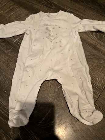 White Little Me Sleeper, NB B