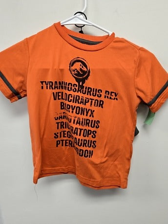 Orange/Grey Jurassic World Outfit, 5T B