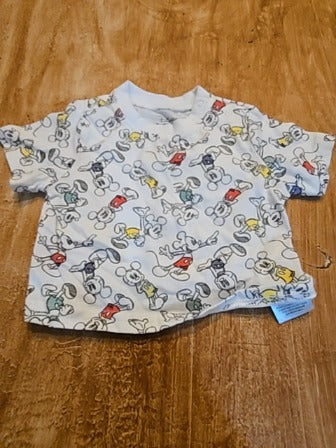 White Disney baby Mickey mouse 2 piece outfit, NB B
