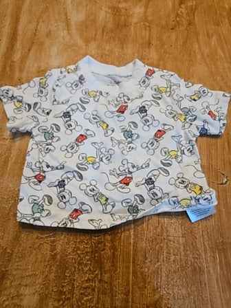 White Disney baby Mickey mouse 2 piece outfit, NB B