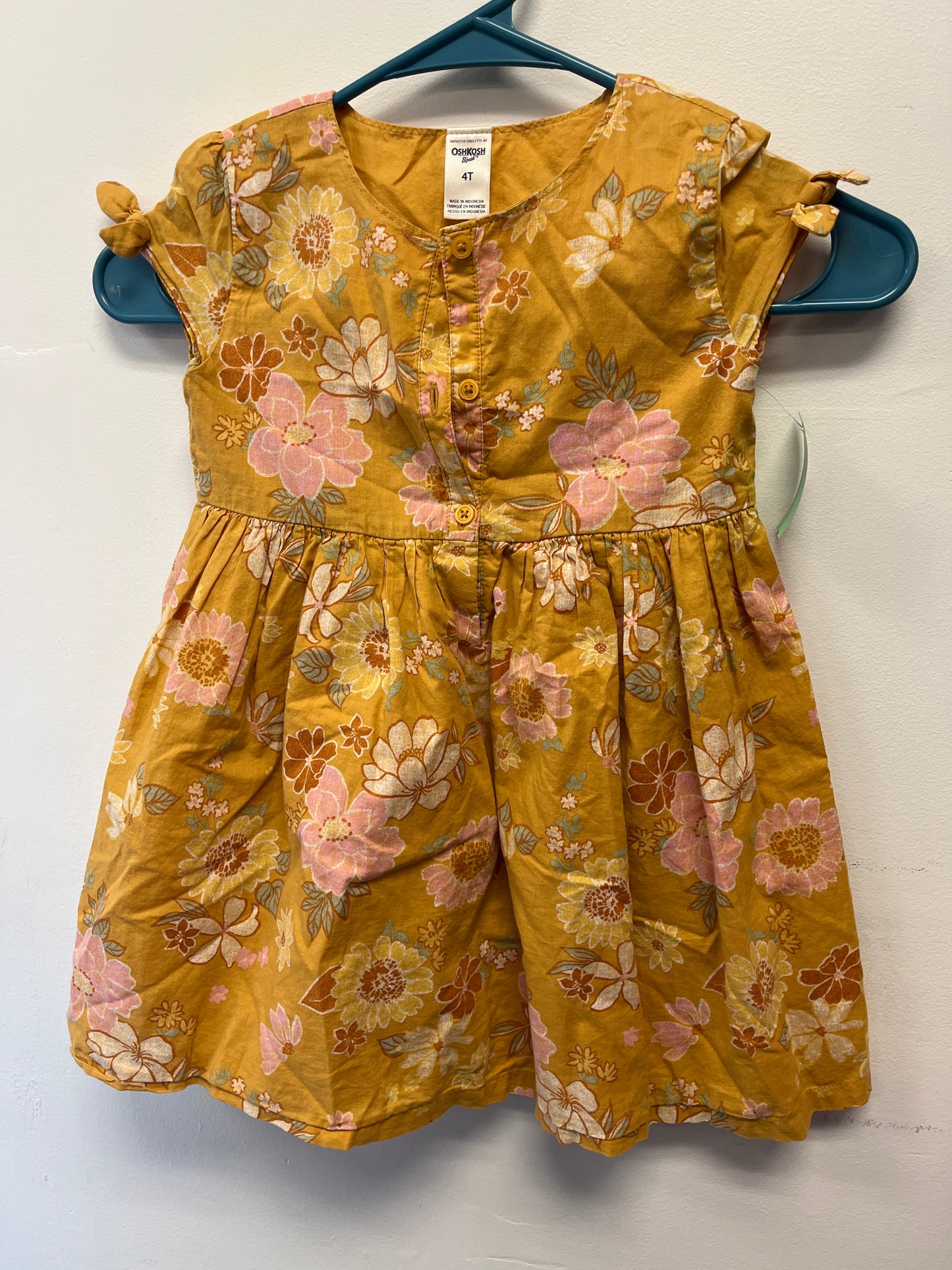 Yellow Flower OshKosh Dress, 4T G