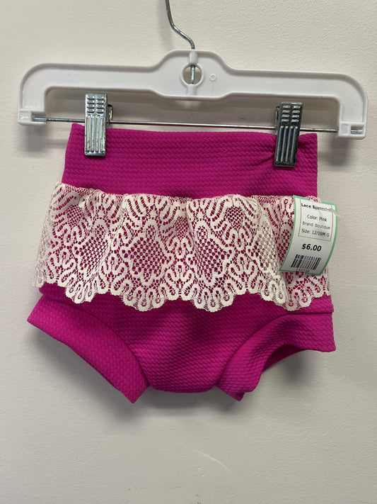 Pink Boutique Lace Bummies, 12/18M G