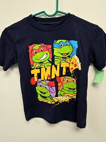 Navy Ninja Turtles Shirt, 5T B