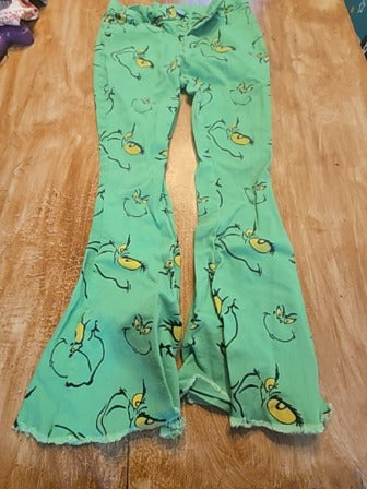 Green  Grinch Pants, 8 G