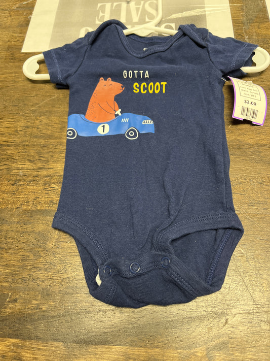Navy Bear Carters Onesie, 3M B