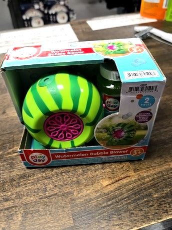 Green Playday Watermelon Bubble Blower