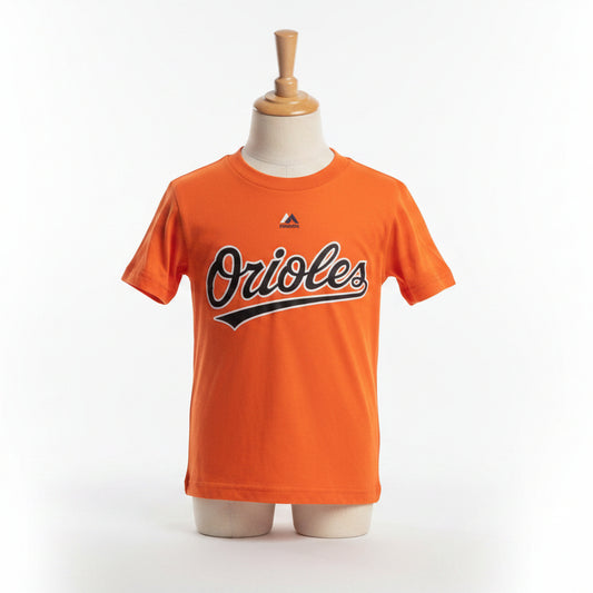 Orange Majestic Orioles shirt, 4T B