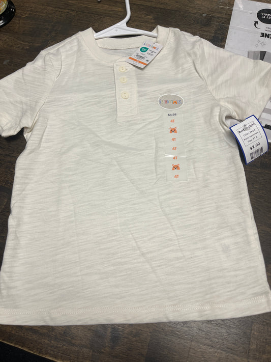 beige Garanimals Button shirt, 4T B