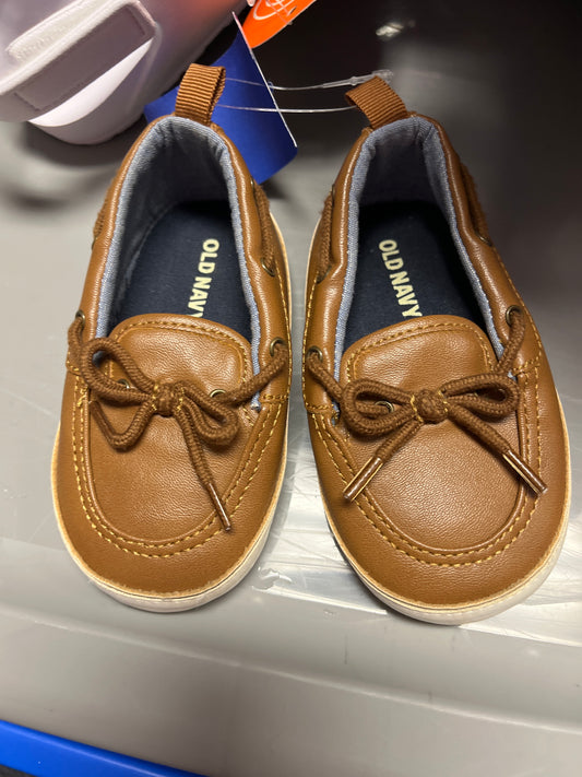 brown Old Navy Crib Shoes