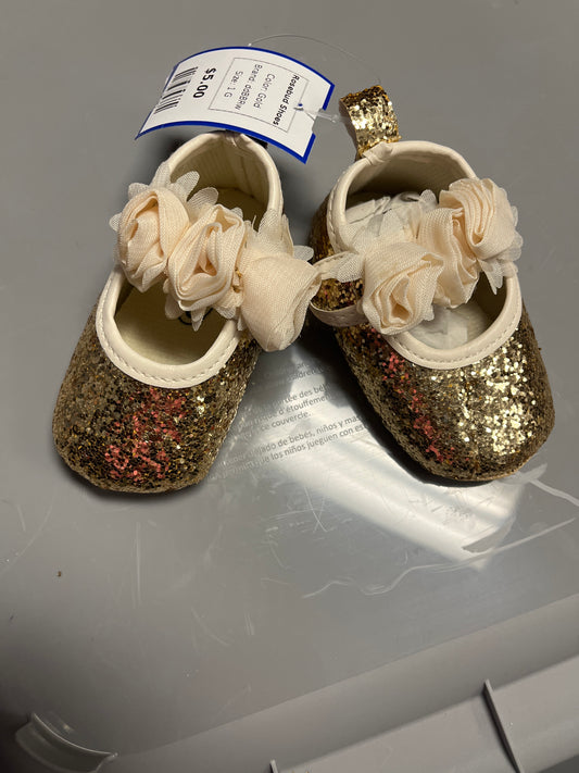 Gold ddBBRw Rosebud Shoes, 1 G