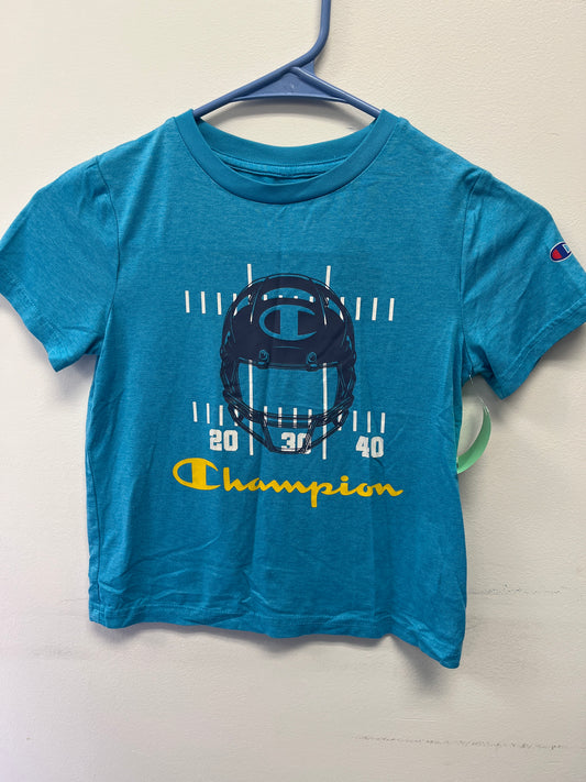 Blue Champion Football t shirt, 4T B