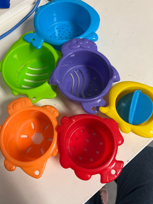 Colorful  Fish Bath Toy
