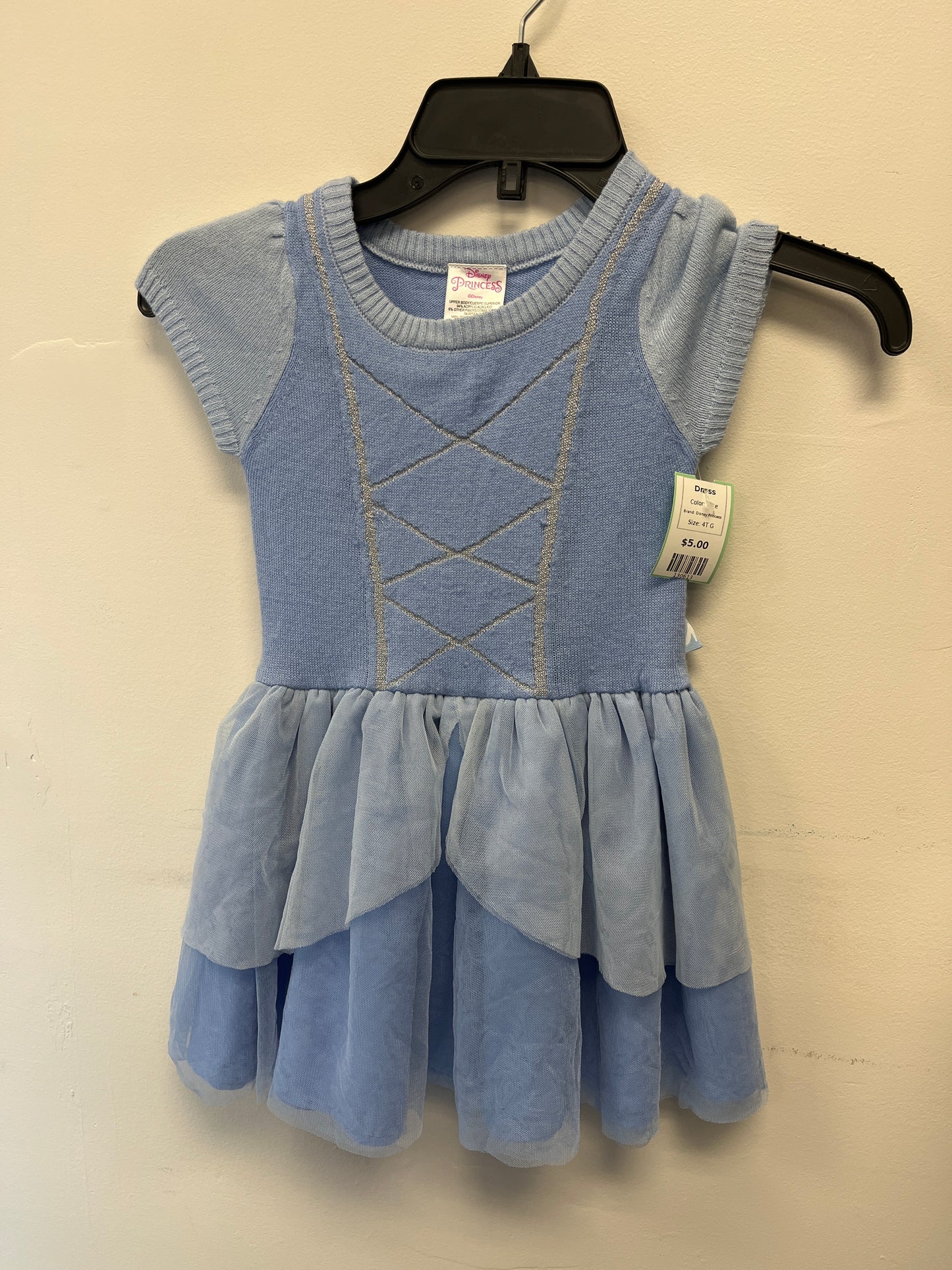 Blue Disney Princess Dress, 4T G