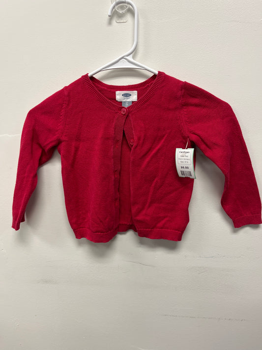 Red Old Navy Cardigan, 3T G