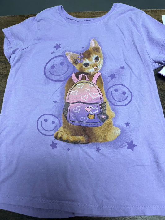 Purple Kitty Childrens Place Shirt, 7 G