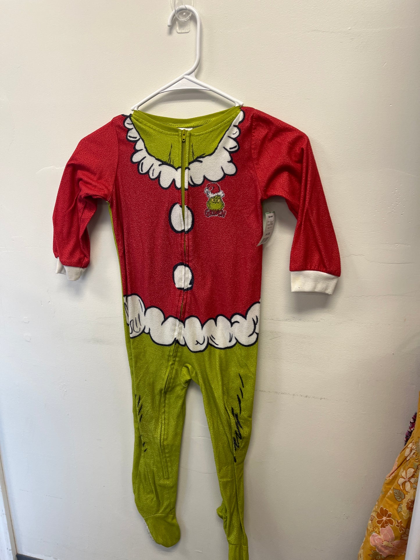 Green/Red Grinch Sleeper, 4T G