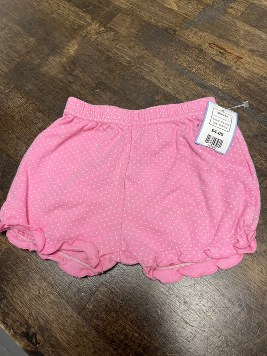 Pink/White Polka Dot Carters Shorts, 6-9M G